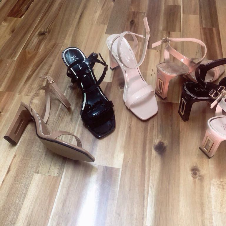 Giày cao gót gót kim loại 9cm
